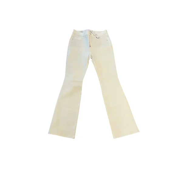 NWT White House Black Market White High-Rise Skinny Flare Jeans Size 8 - Picture 4 of 12